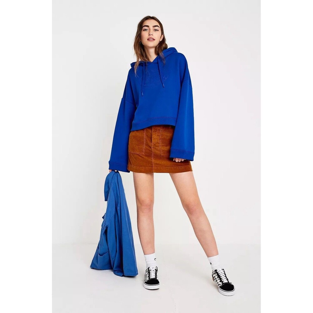 Vans – Hoodie Junction wide sleeve in Surf Blue size XS